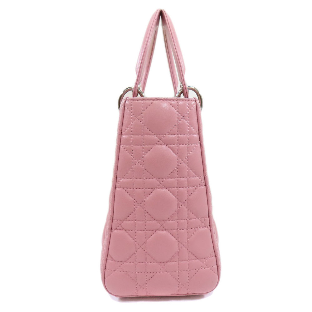 Christian Dior 2way Handbag Lambskin Pink - Picture 3 of 9